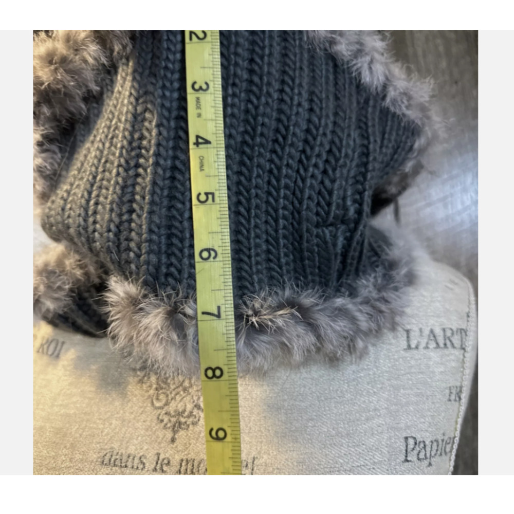 Joolay Rabbit fur lined scarf - NWOT - Picture 5 of 6
